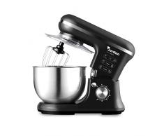 Jordan, Impastatrice Planetaria 1700W, Capienza 6,5 Litri JCI-198NM , 6 Velocità + Pulse, 3 Accessori Inclusi (Nero)