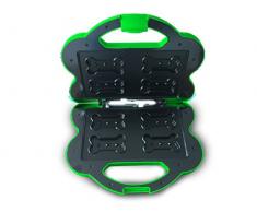 bimar Hi.Pet PBM1 Tostiera Elettrica, Biscotti per Cani e Gatti, Forma di Osso, Piastra Orizzontale per crocchette per Animali, Stampo 4 Pezzi, Corpo Termoresistente, Base con Gommini Anti-Graffio