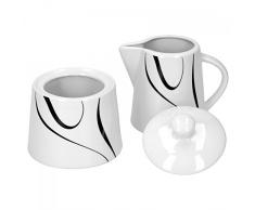 Van Well Galaxy, set assortiti. Set da 2 pezzi. Set bricco per il latte + zuccheriera