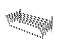 MHCYKJ Stendino Estensibile da Parete Stendipanni in Metallo per La Lavanderia Soggiorno Allungabile Pieghevole A Appesi Stendibiancheria (Size : 40cm)