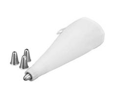 Lacor 68972 Sac-à-Poche in Nylon con 4 Beccucci in Acciaio Inox, 24 cm