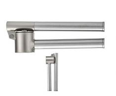 Spremiaglio da cucina, frantoio per aglio, spremiaglio in acciaio inox, inserto rimovibile