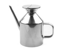 Generico Oliera Salvagoccia per Olio e Aceto Oliera Acciaio Inox Anti Perdita, 375 ml Ideale per Versare e Condire con Olio Oliva e Altri Liquidi Facile da Pulire