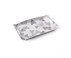 Brandani 55935, vassoio antiscivolo Batticuore tortora in melamina