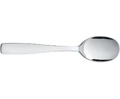 A di Alessi AJM22/4 KnifeForkSpoon Cucchiaio da Dessert, in Acciaio Inossidabile 18/10 Lucido, Set da 6