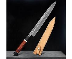 Serie retrò 270mm Sashimi Coltello Damasco Steel Sushi Giapponese Raccordo Giapponese Tool Strumento da cucina Sharp Salmon Cook Coltelli da cucina