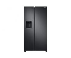 SAMSUNG RS68A8821B1/EF Frigorifero Side by Side, 409 Litri Frigorifero, 225 Litri Congelatore, Black Matte, 351 kWh/Anno