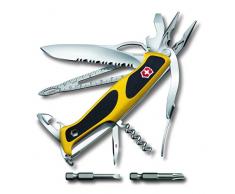 Victorinox, Ranger Grip Boatsman, coltellino svizzero (22 funzioni, lama bloccabile, custodia) colore giallo/nero