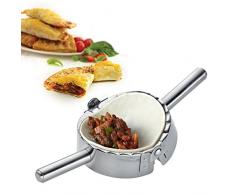 Best Utensils Stampo per ravioli/pierogi e tagliapasta in acciaio inox, Acciaio inossidabile, silver, large