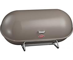 Wesco - 222 201-57 - Breadboy, Contenitore porta-pane, in acciaio di alta qualità , Grigio (grau)