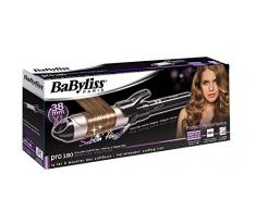 BaByliss C338E Pro 180 Extra-Large Ferro Arriccia Capelli, Satin Touch, 38 mm