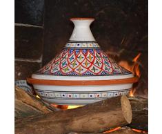 YODECO Tajine Bakir Rosso – D 31 cm Tradizionale