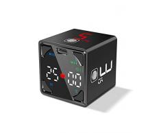 Ticktime Timer, Cube Timer, Timer Digitale Magnetico, Timer da Cucina per Cucinare con Avvisi Muti, Vibrazioni e Suoni, Timer Pomodoro per ADHD, Lavoro, Ufficio, Studio, Attività, Bambini, Cucina