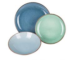 Villa d’Este Home Tivoli Servizio piatti 18 pezzi in soft porcelain, 6 posti tavola, Fiji, 5911821