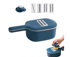 Tritatutto Speedy Frutta Verdura Cipolla Taglia aglio Affettatrice a spirale, Affettatrice tritatutto con contenitore, Affettatrice tritatutto con contenitore