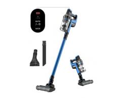 Proscenic i10 Aspirapolvere senza Fili, Scopa Elettrica Potente 25000Pa/Autonomia 50Min con Display Touch,per Pavimento/Tappeto/Tenda/Peli Animali