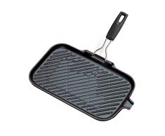 Le Creuset Bistecchiera Rettangolare 36 cm, Nero