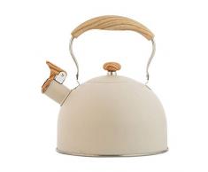 HIFONI Stufa Top Whistling tè Bollitore da tè 2.5 Quart Classico Teiera Aspetto Grado Culinario Teiera in Acciaio Inox Teiera Processo Composito Fondo