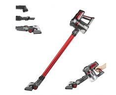 H.Koenig UP600 EasyClean 2 in 1, Aspirapolvere senza fili, Autonomia fino a 40 minuti, Potenza 100W, Multicolore