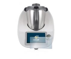 brotect Pellicola Protettiva Vetro Ibrido Compatibile con Thermomix TM6 / Bimby TM6 Schermo Protezione [Chiaro, Durezza 9H]