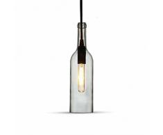 Lampadario LED da soffitto a forma di bottiglia in vetro Trasparente V-TAC