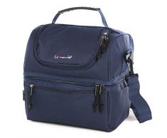 Borsa termica Pranzo 12.5L, Borsa portapranzo, LEONARDO LEO50300, Grande capacita Borsa Pranzo Impermeabile Borsa Frigo Tracolla, Borsetta Porta Pranzo Termica, Borsa Portapranzo per Lavoro e Picnic