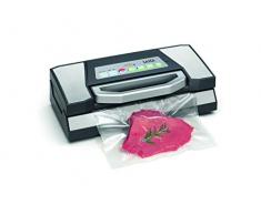 Laica Macchina per Sottovuoto VT3225, 18L/Min, Tripla Impostazione di Sigillatura, Funzione Marinatura Rapida, Acciaio