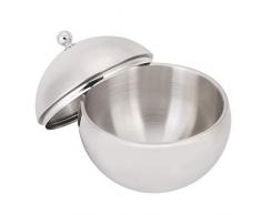 Secchiello Ghiaccio Acciaio Inox,2L Porta Ghiaccio Secchiello Ghiaccio Vino,Secchiello Portaghiaccio con Coperchio,Contenitore per Secchiello per Il Ghiaccio Champagne