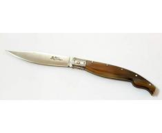 artigiano Ghiani Coltello SARDO PATTADA Artigianale Manico in Corno Collezione Tascabile da Caccia