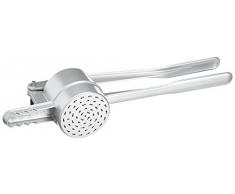 Westmark Schiacciapatate/Pressa per spaetzle, Fori speciali per spaetzle fatti a mano, Alluminio pressofuso, Lunghezza: 41 cm, Spätzlechef, Argento, 61202260