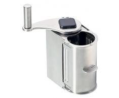 KitchenCraft World of Flavours Grattugia per Parmigiano in Acciaio Inox, Argento