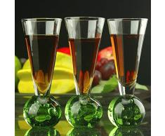 FMN-JIUBEI, Grado Superiore Champagne Pinta Bicchiere Cristallo Bicchiere Highball Margarita Calice Vino Calice Martini Bicchieri Bicchieri da Vino Bicchiere da Whisky Strumento (Size : 2pcs 50ml)