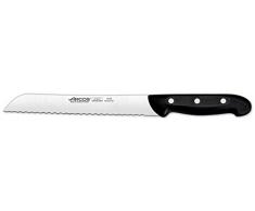 Arcos Serie Maitre - Coltello Pane - Lama Acciaio Inossidabile NITRUM 210 mm - Manico Polipropilene Colore Nero