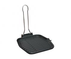 ILSA Dietella Bistecchiera, ghisa, Nero, 20x20 cm