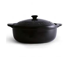 WYKDL Resistente Clay Pot casseruola Small Stone Pot POT della minestra Hotel Restaurant Utensili da regalo Grande coperto Casseruola Casseruola domestica Gas ceramica POT della minestra ad alta tempe