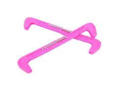 YYQTGG Coprilama per Pattini da Ghiaccio, Fissaggio a Vite Protezione Lama per Hockey su Ghiaccio Molla in Metallo 1 Paio Buona Protezione per Pattinaggio Artistico allaperto(Rosa)
