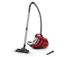 Rowenta RO2913, Aspirapolvere a Traino Senza Sacco, Tecnologia Ciclonica, Design Compatto, Leggero, Filtro ad Alta efficienza, Colore Rosso