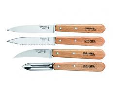 Opinel 254152, Coltello tascabile, Multicolore, 4 Pezzi