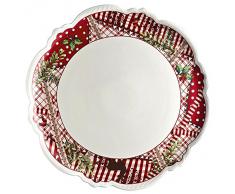 Hutschenreuther, Piatto natalizio per biscotti, 33 cm, Multicolore (Mehrfarbig)