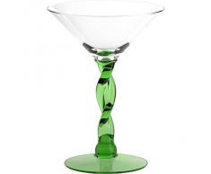 Coppe per gelato, coppe in vetro~SICILIA~ Verde, 24,5 cm, Vetro trasparente(GELATO VERO powered by CRISTALICA)