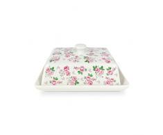 Isabelle Rose Burriera in Porcellana Lucy portaburro con Fiori Shabby Chic 5396
