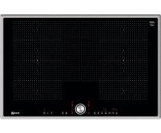 Neff T68BT6QN2 Piano cottura a induzione N70 / 80 cm/Piano cottura autosufficiente/TwistPad/FlexInduction/PowerMove/PowerTransfer/Home Connect/Vetro Ceramic/Telaio in acciaio inox