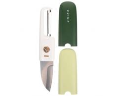 UPKOCH Frutta Cetrioli Patate Casa in Acciaio Inox Pelapatate Multifunzionale Dispositivo Domestico per Strumento in Gadget Portatili Grattugia Peeling Coltello Carota Cucina Raschietto