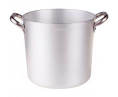 Pentole Agnelli ALMA10316 Pentola Alta con Due Maniglie Inox, Alluminio Professionale 3 Millimetri, 3 l