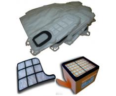 Mister vac A901 Set 6 sacchetti per aspirapolvere, filtro HEPA, filtro motore, per Vorwerk Kobold 135 e 136