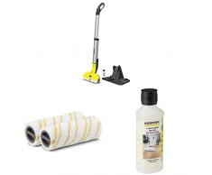 Lavapavimenti Senza Fili EWM 2 Kärcher - Lava e rimuove macchie su tutti i tipi di pavimento - arriva sotto i mobili - Fino 60 m² con una carica