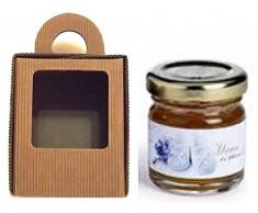 20 Scatole per 1 vasetto miele/marmellata da 500 gr. mm.85x85x110
