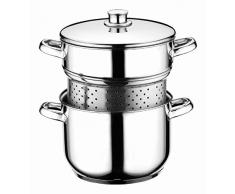 Hascevher Pastaiola Cm. 24 Acciaio Inox Doppio Fondo