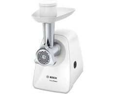 Bosch MFW2500W SmartPower Tritacarne, Dischi in Acciaio Inossidabile, 350 W, Bianco