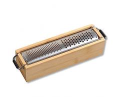Kesper 58060 Grattugia Parmigiano con Contenitore, bambù